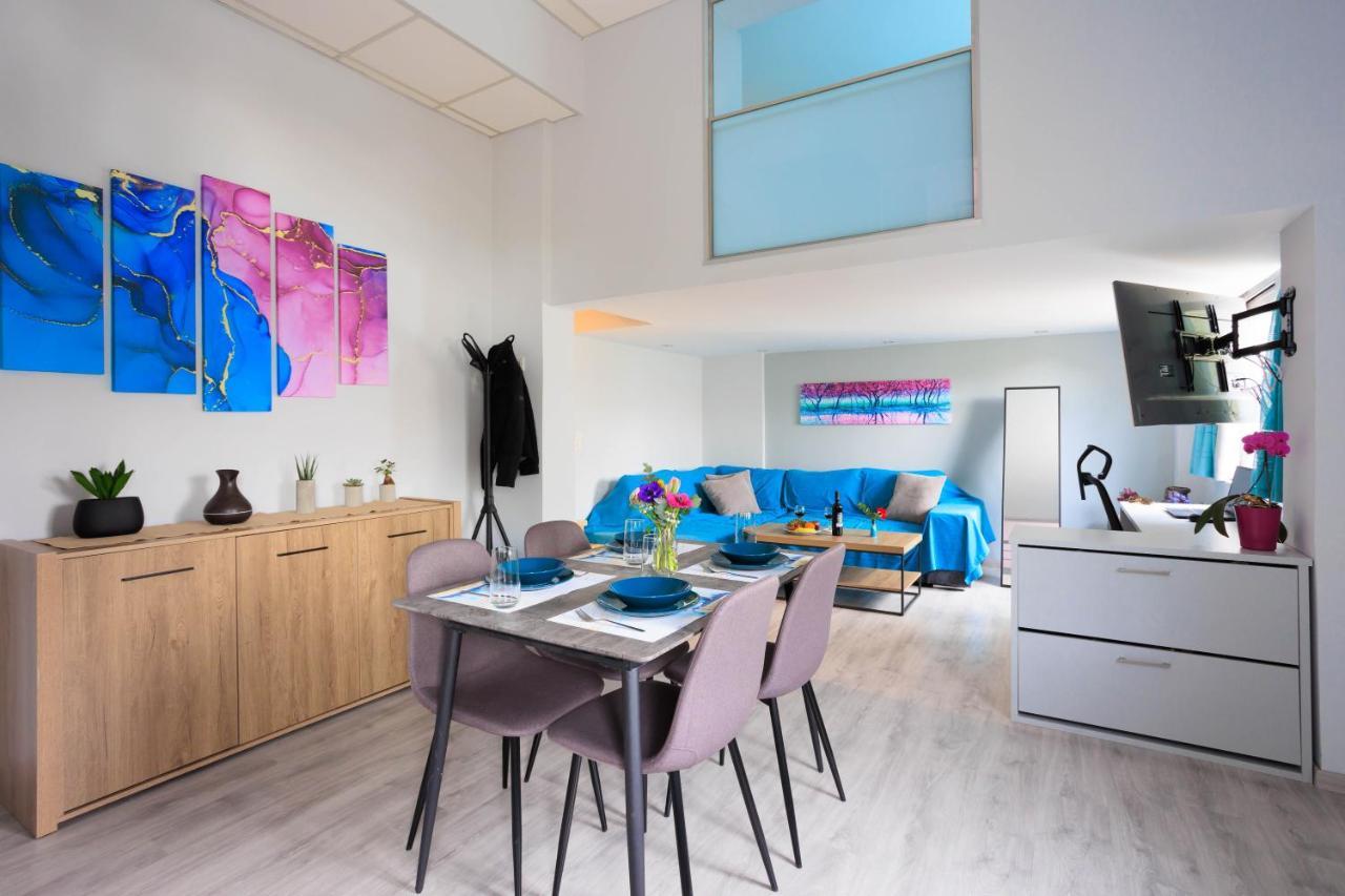 Electra Modern Apartment With Cozy Garden كاندية المظهر الخارجي الصورة