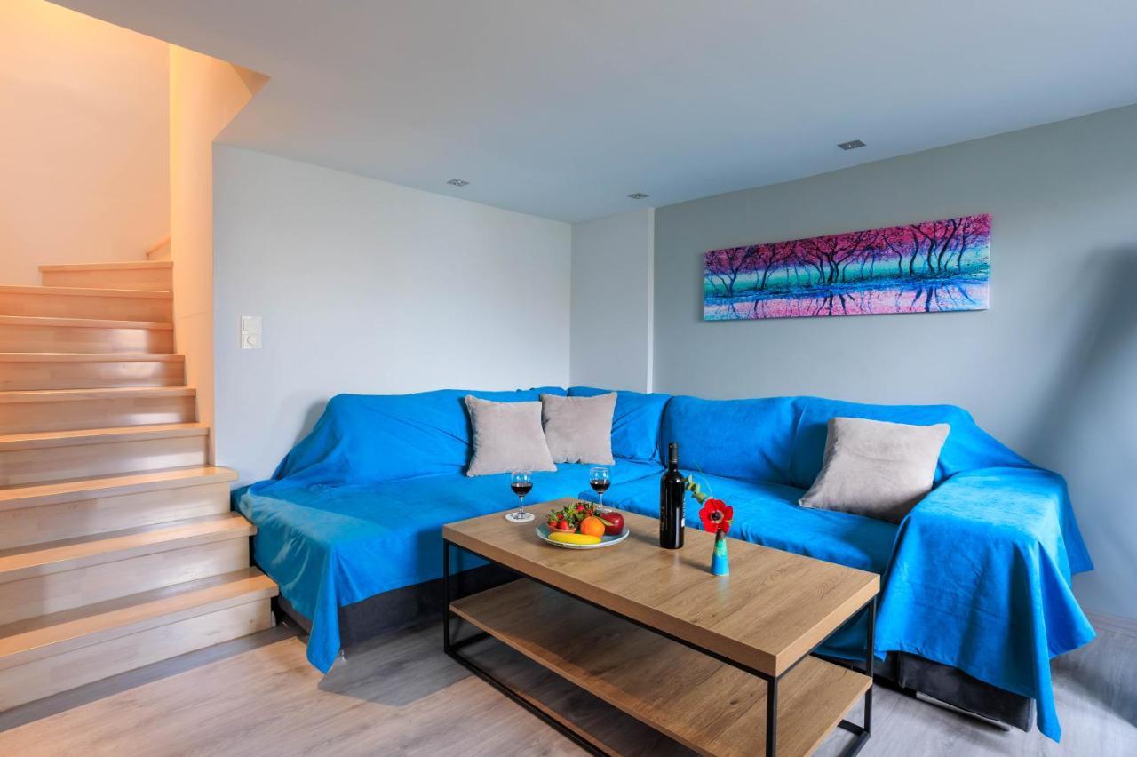 Electra Modern Apartment With Cozy Garden كاندية المظهر الخارجي الصورة