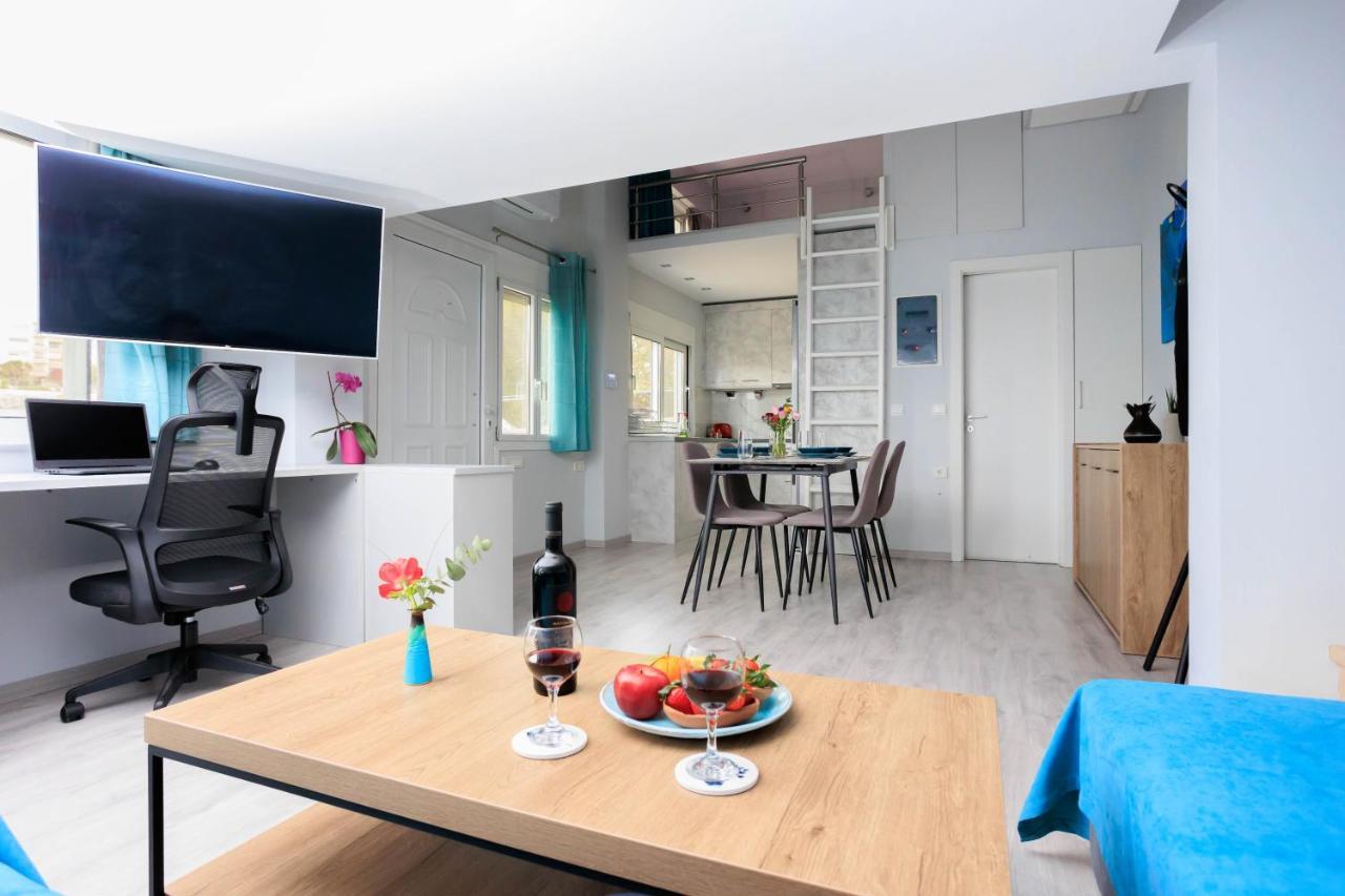 Electra Modern Apartment With Cozy Garden كاندية المظهر الخارجي الصورة